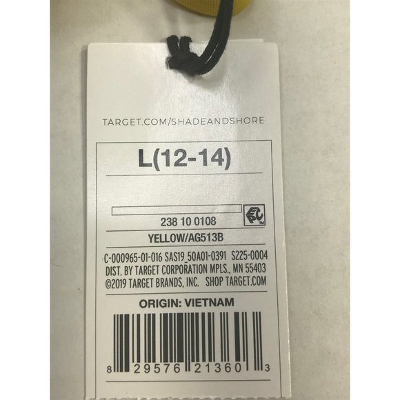 Shade And Shore Women's Size Large 12-14 Side Tie Cheeky Bikini Swim Bottom - Picture 4 of 8